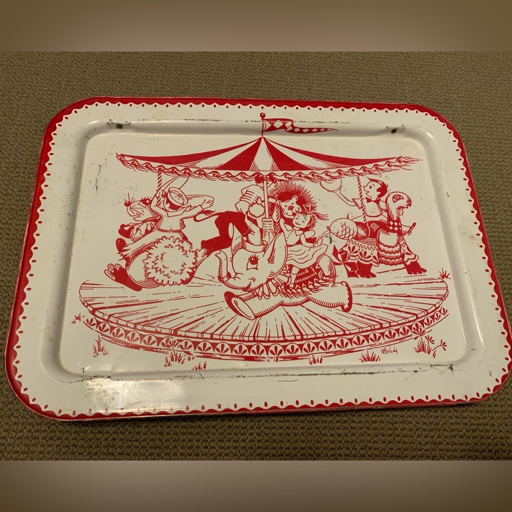 Vintage metal tv/bed tray